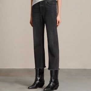 ALLSAINTS Wide Leg Crop Mazzy JEANS W28